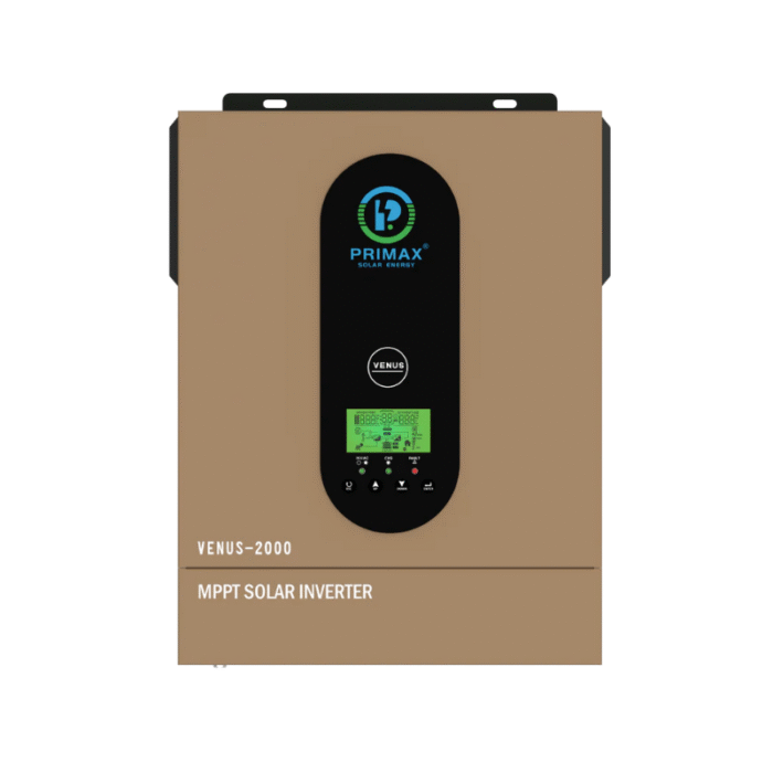 PRIMAX VENUS 2000 Off grid Solar Inverter 12V 1.6KW with 2000W MPPT Solar Charge Controller
