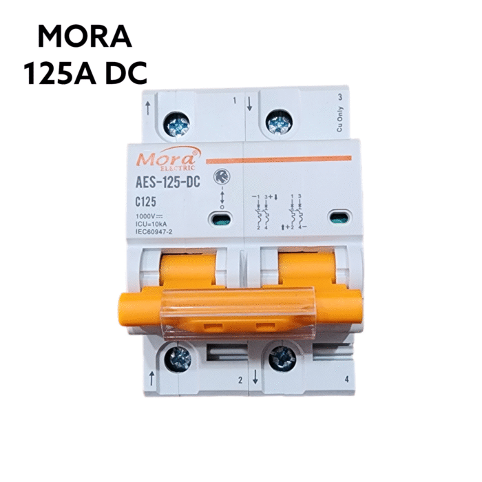 Mora 2P DC Circuit Breaker 125A  Mora Battery Breaker DC 125A