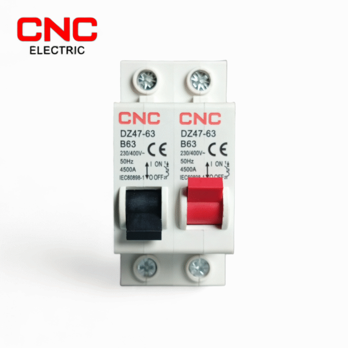 CNC DZ47-63 B63 1P+1P MTS AC Dual power Manual transfer switch Circuit breaker MCB 50HZ/60HZ Change Over