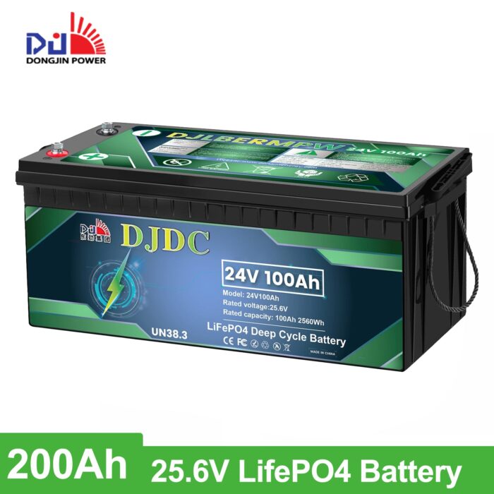 DJDC Dongjin 24v 100Ah Lithium-Ion LiFePO4 Deep Cycle battery Without Communication