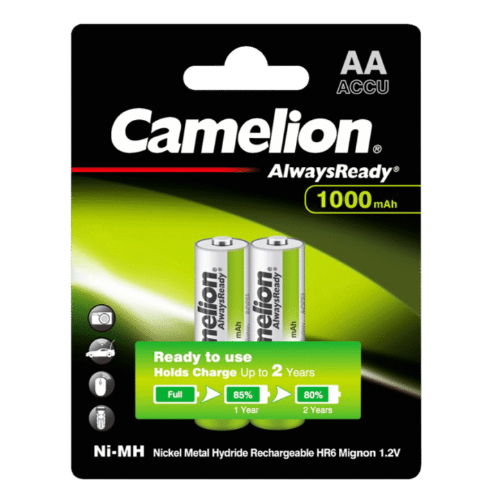 Camelion AA 1.2V Rechargeable Cell (Pack of 2)