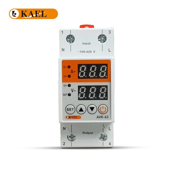 KAEL AVK-63 / AVK-40 63A AC Adjustable Voltages & Current Protector Relay